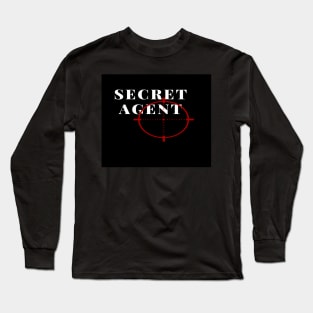 Secret agent design Long Sleeve T-Shirt